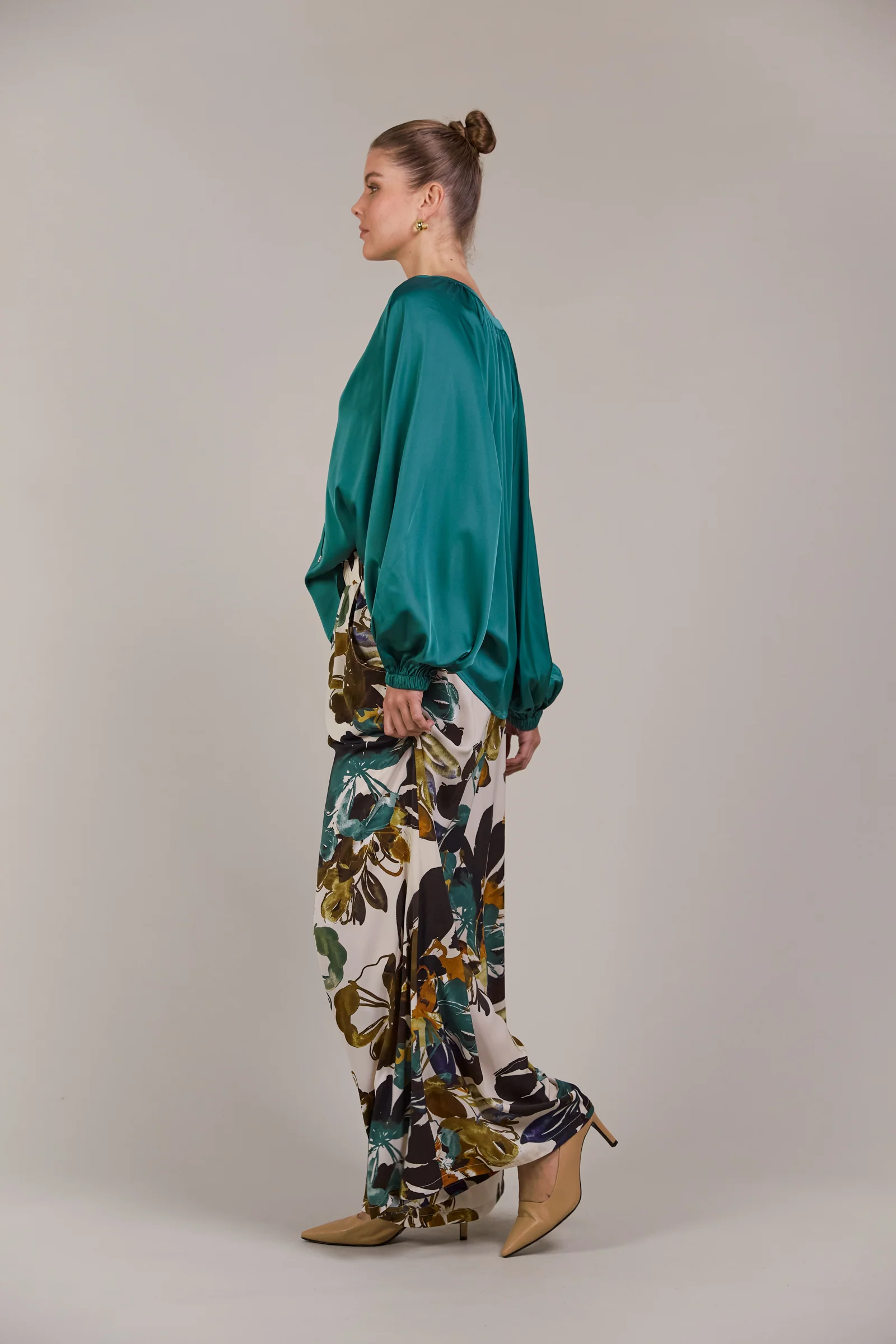 Ivy Blouse - Teal - Image 3