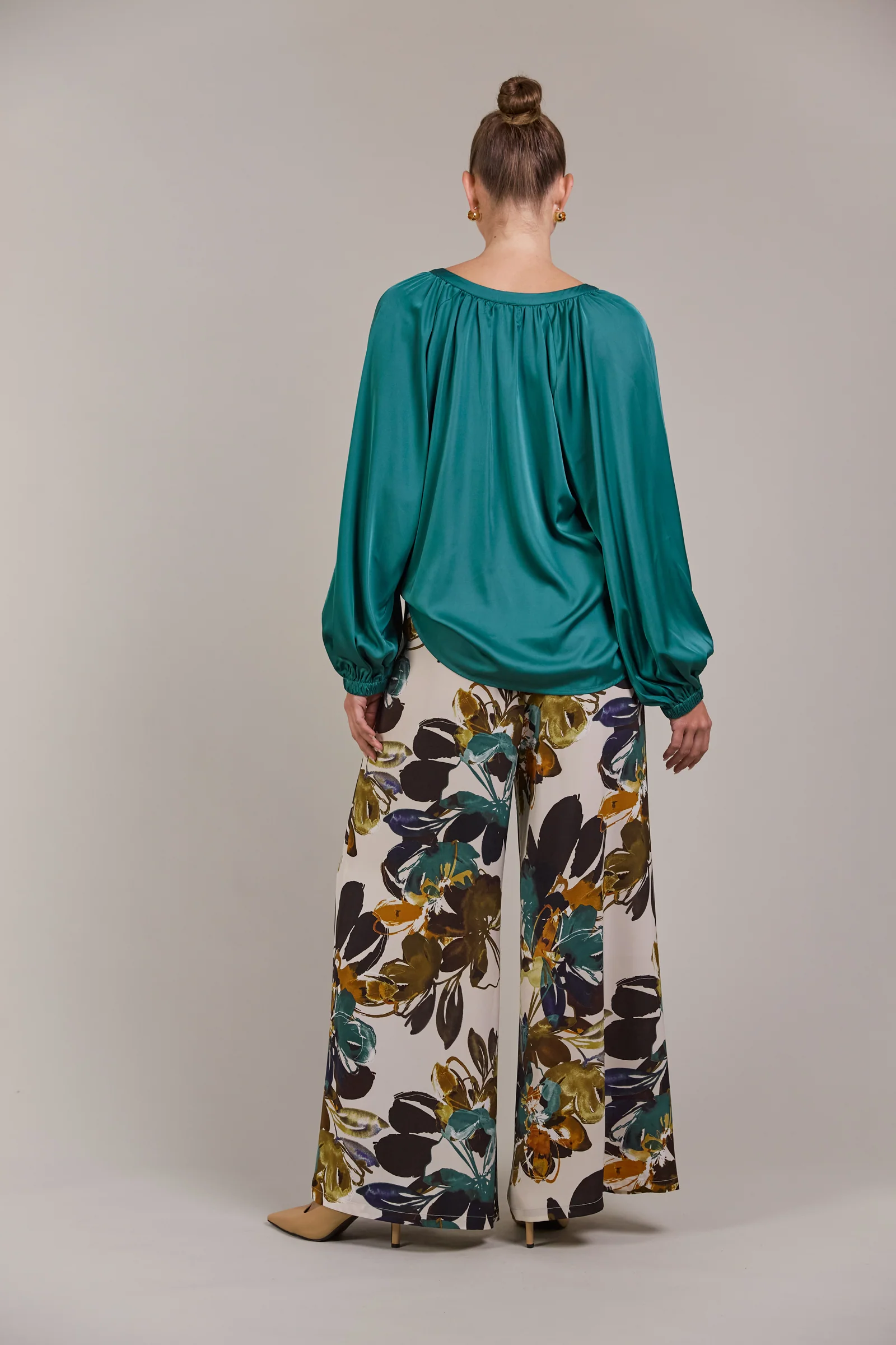Ivy Blouse - Teal - Image 4