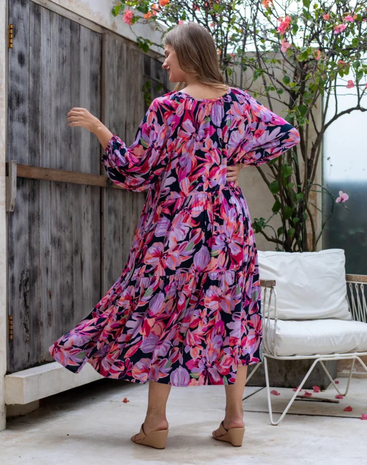 Jackson Dress - Lilac Floral - Image 3