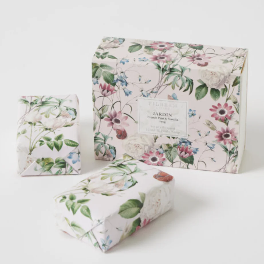 Jardin Scented Soap Gift Set of 2 – French Pear & Vanilla