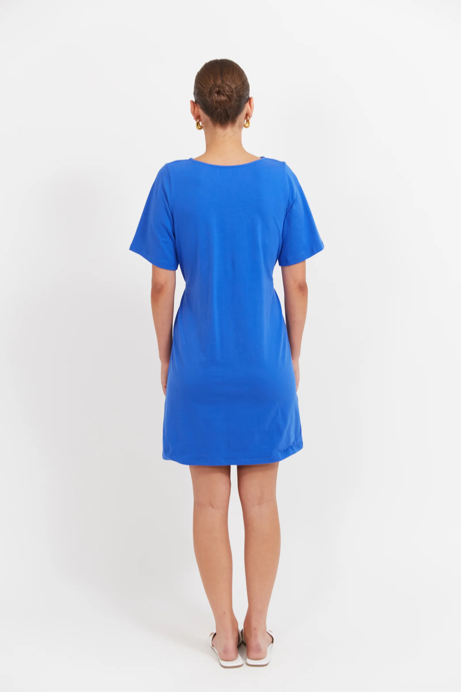 Jardin Tshirt Dress - Azul - Image 5