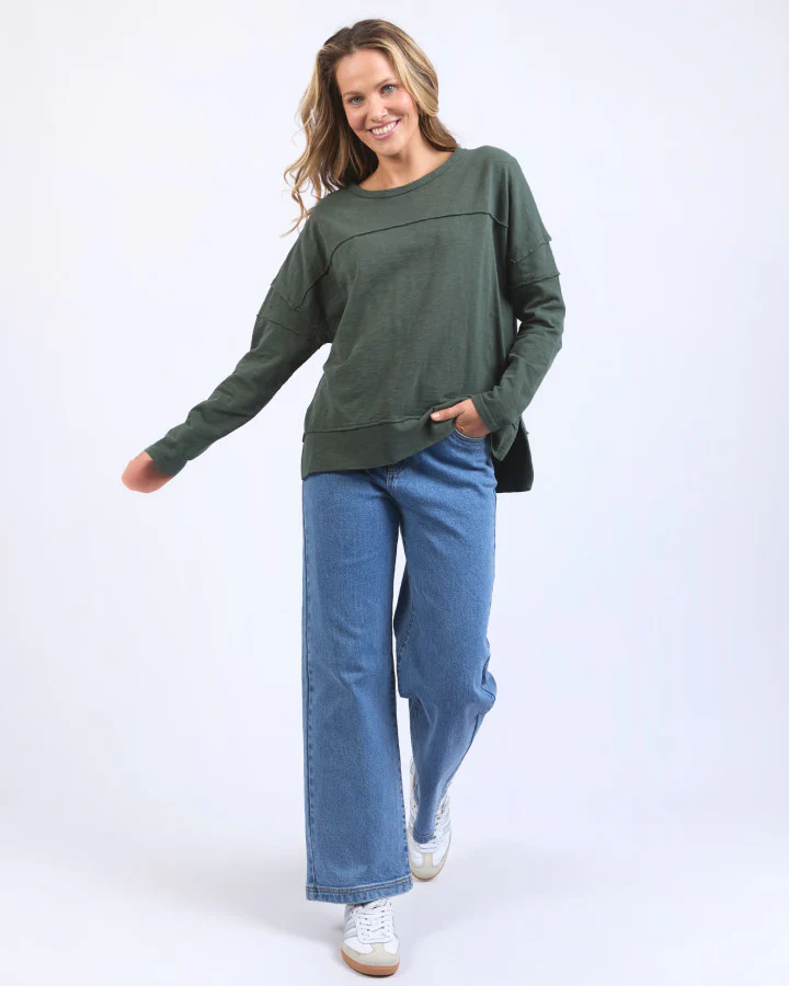 Jayne Throw On Top - Khaki - Image 2