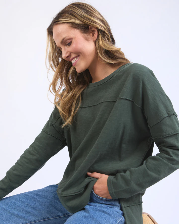Jayne Throw On Top - Khaki - Image 4