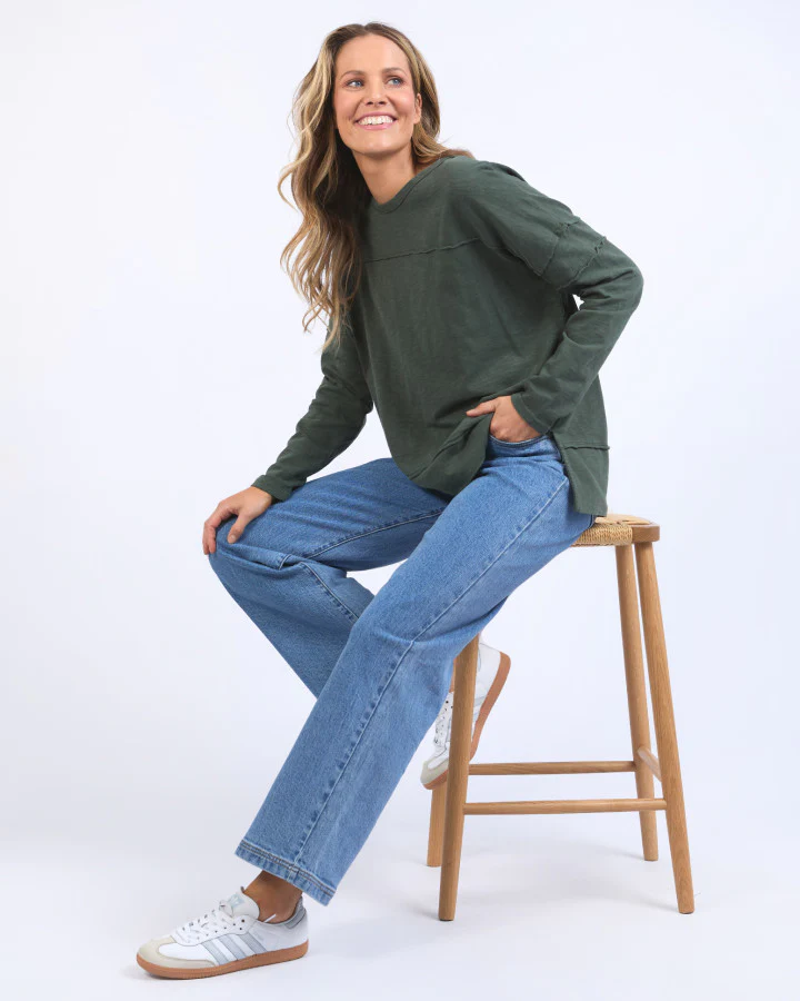 Jayne Throw On Top - Khaki - Image 6