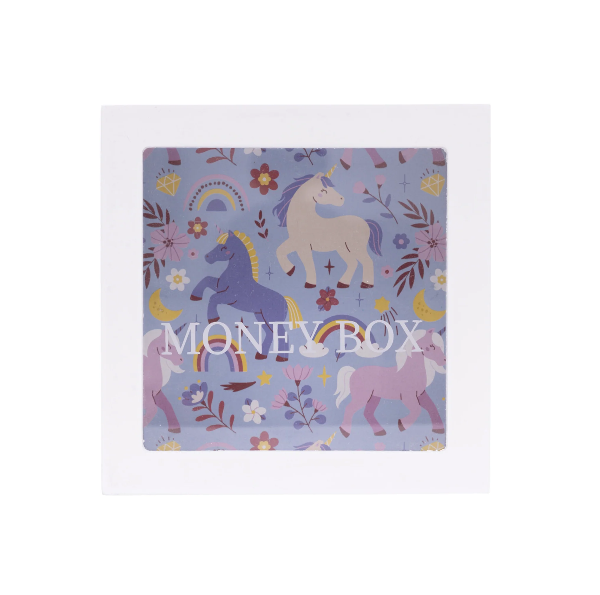 Kids Money Box - Unicorn Blank