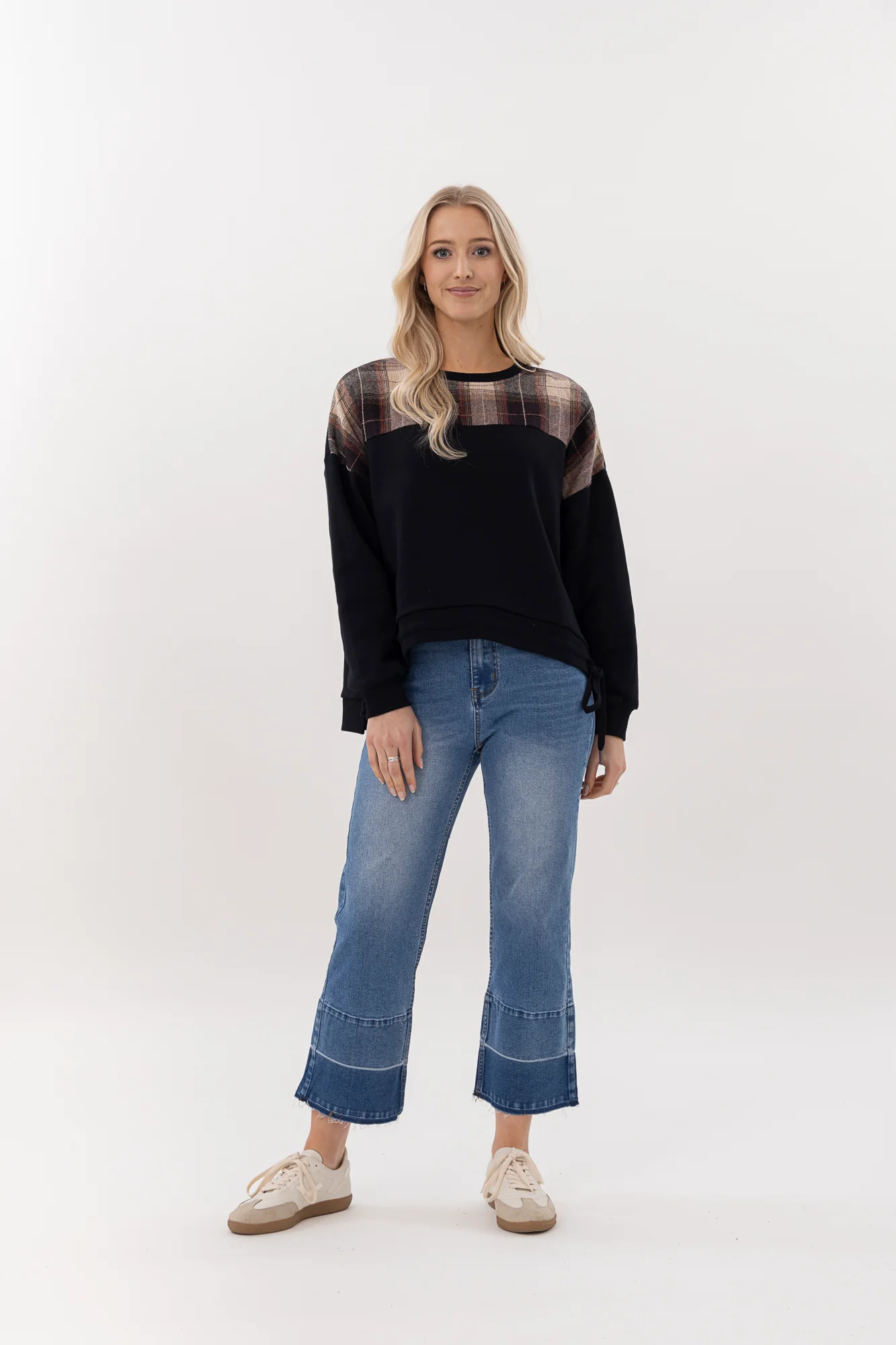 Kylie Sweat - Plaid - Image 2