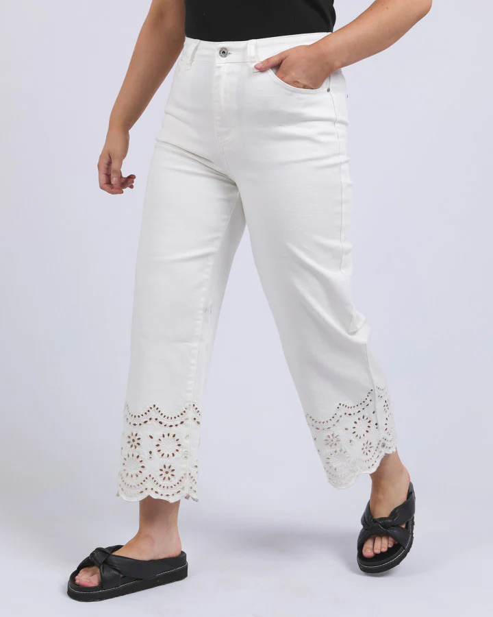 Lace Jean - Vintage White - Image 4
