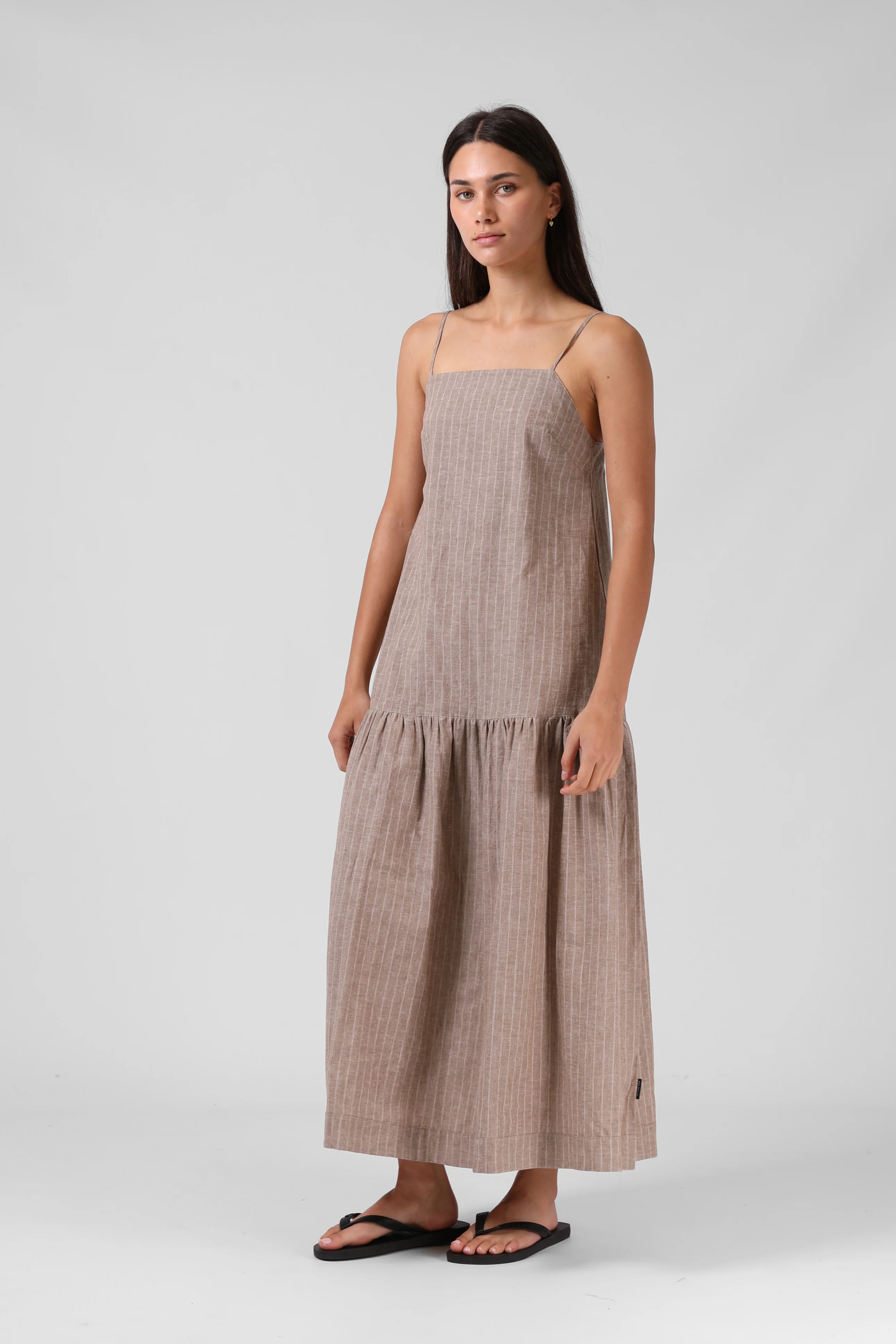 Lily Dress - Taupe - Image 2