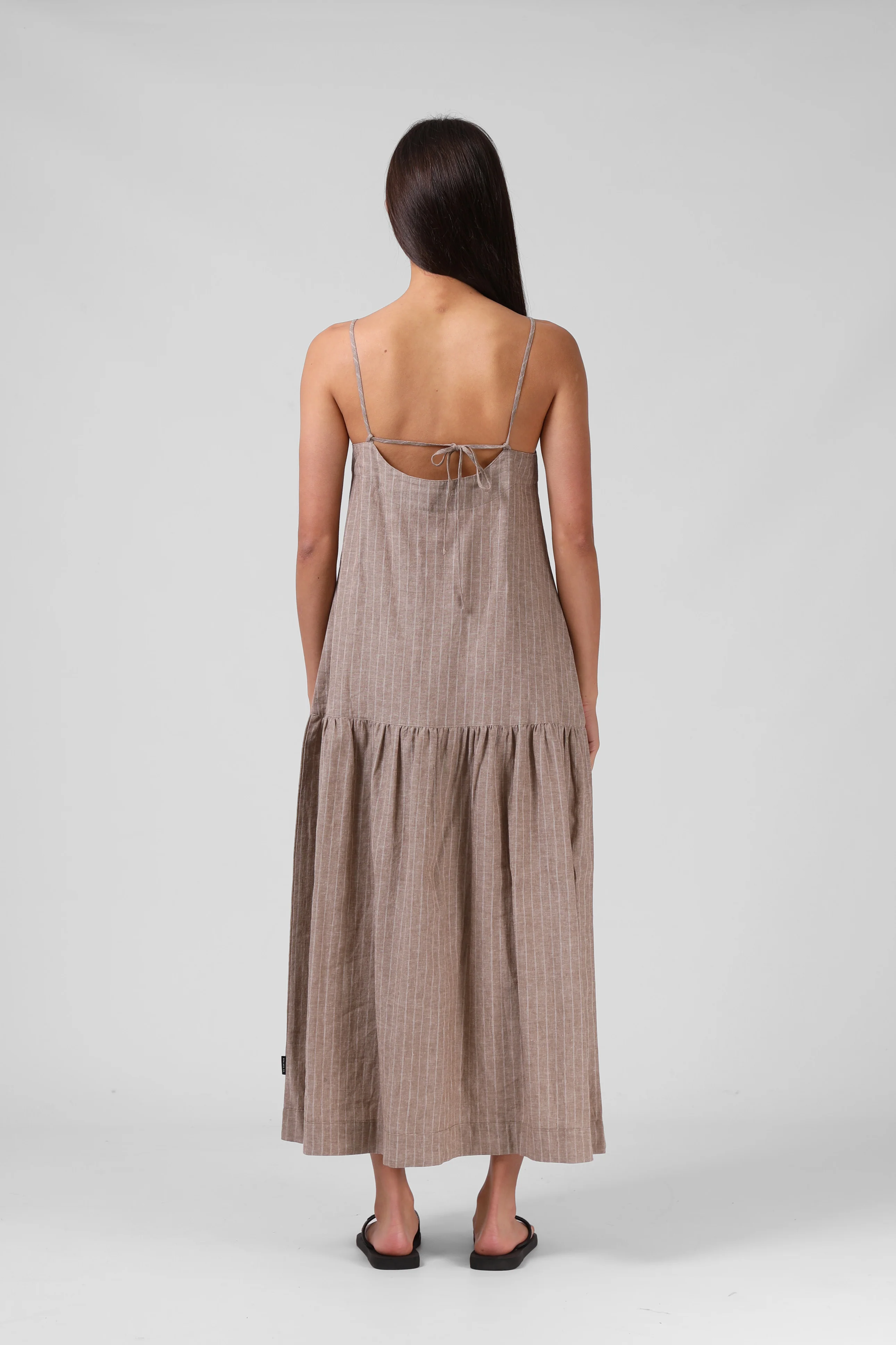 Lily Dress - Taupe - Image 3