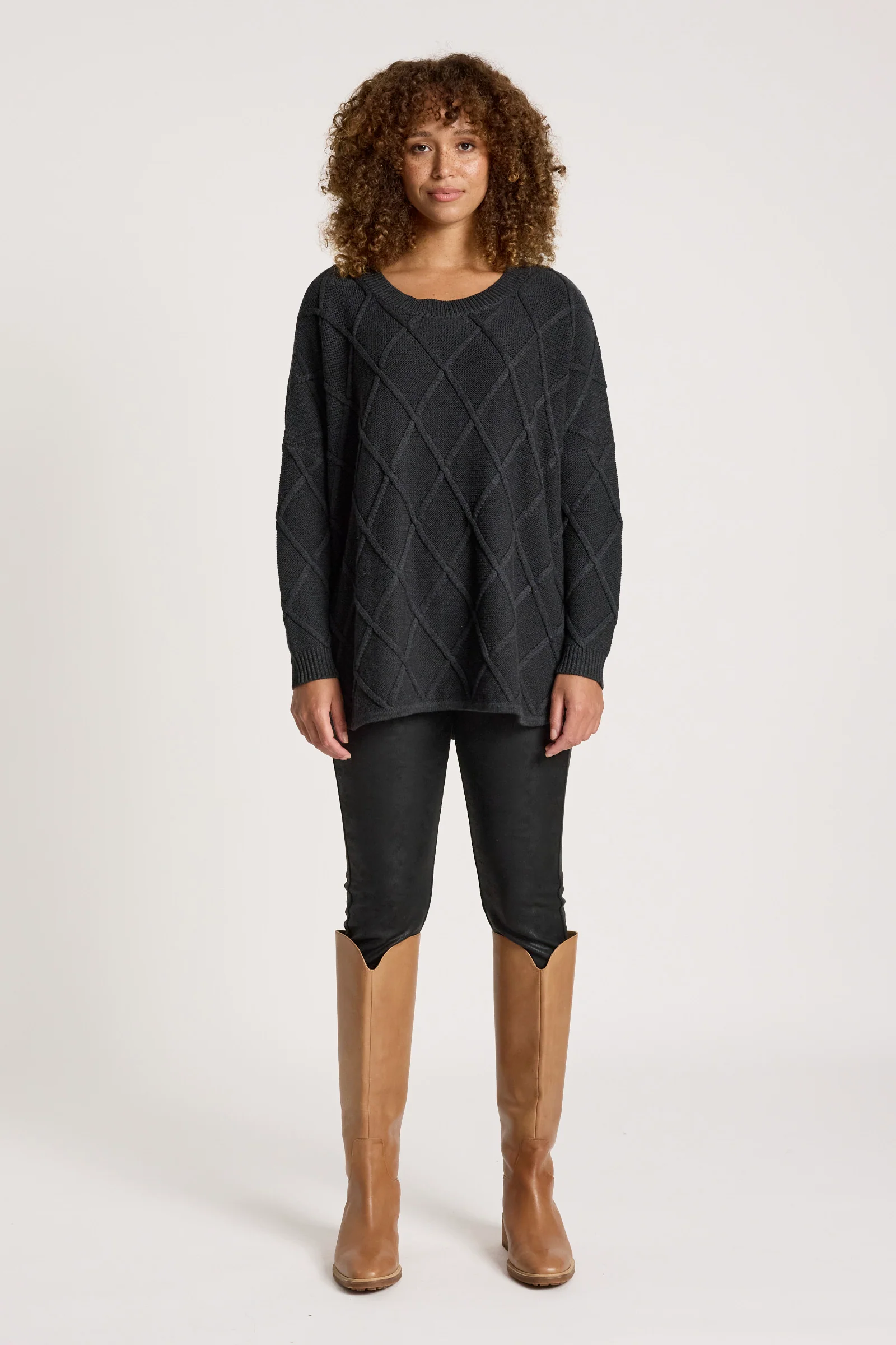 Liora Relaxed Jumper - Char - Image 4