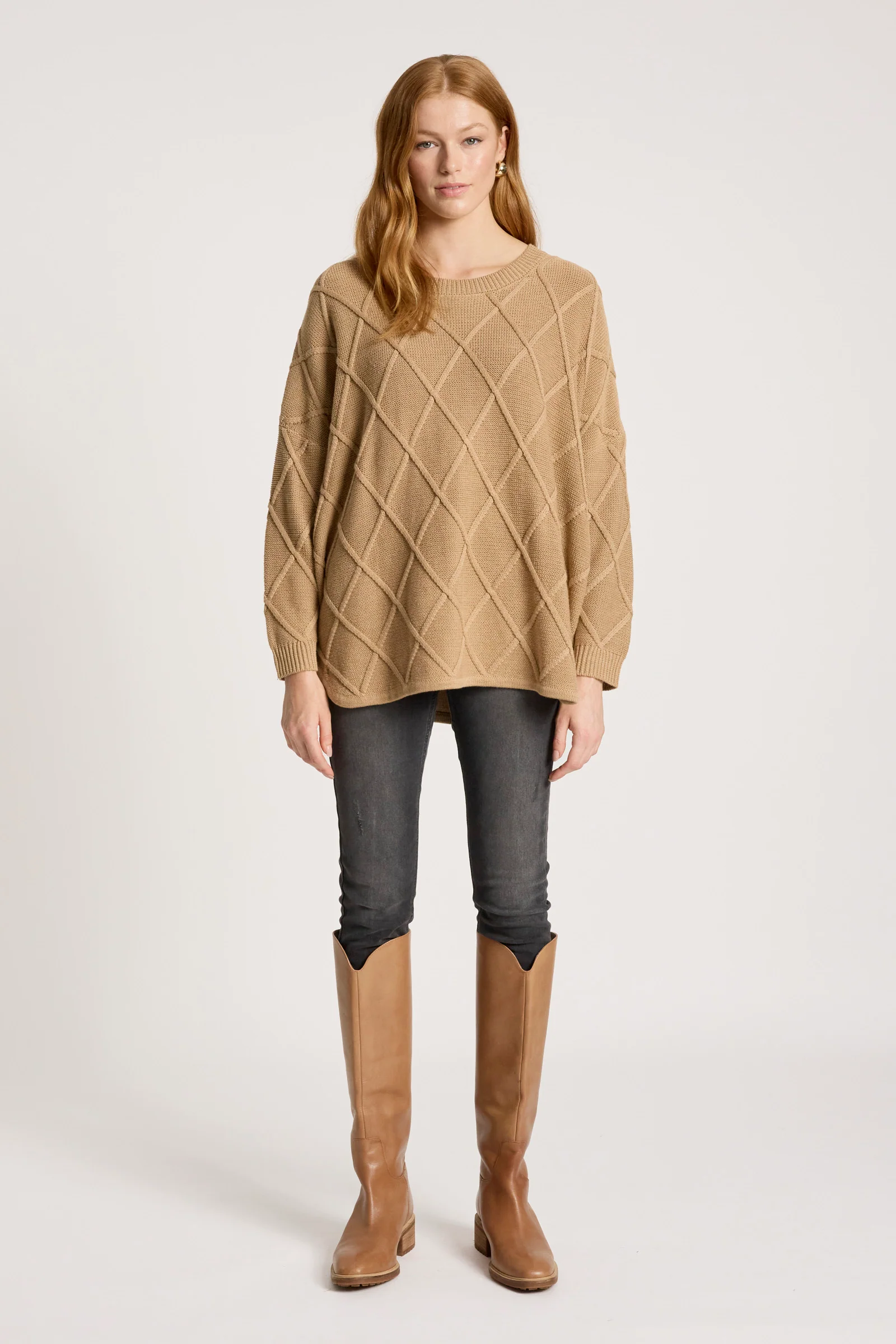 Liora Relaxed Jumper - Mocha - Image 3