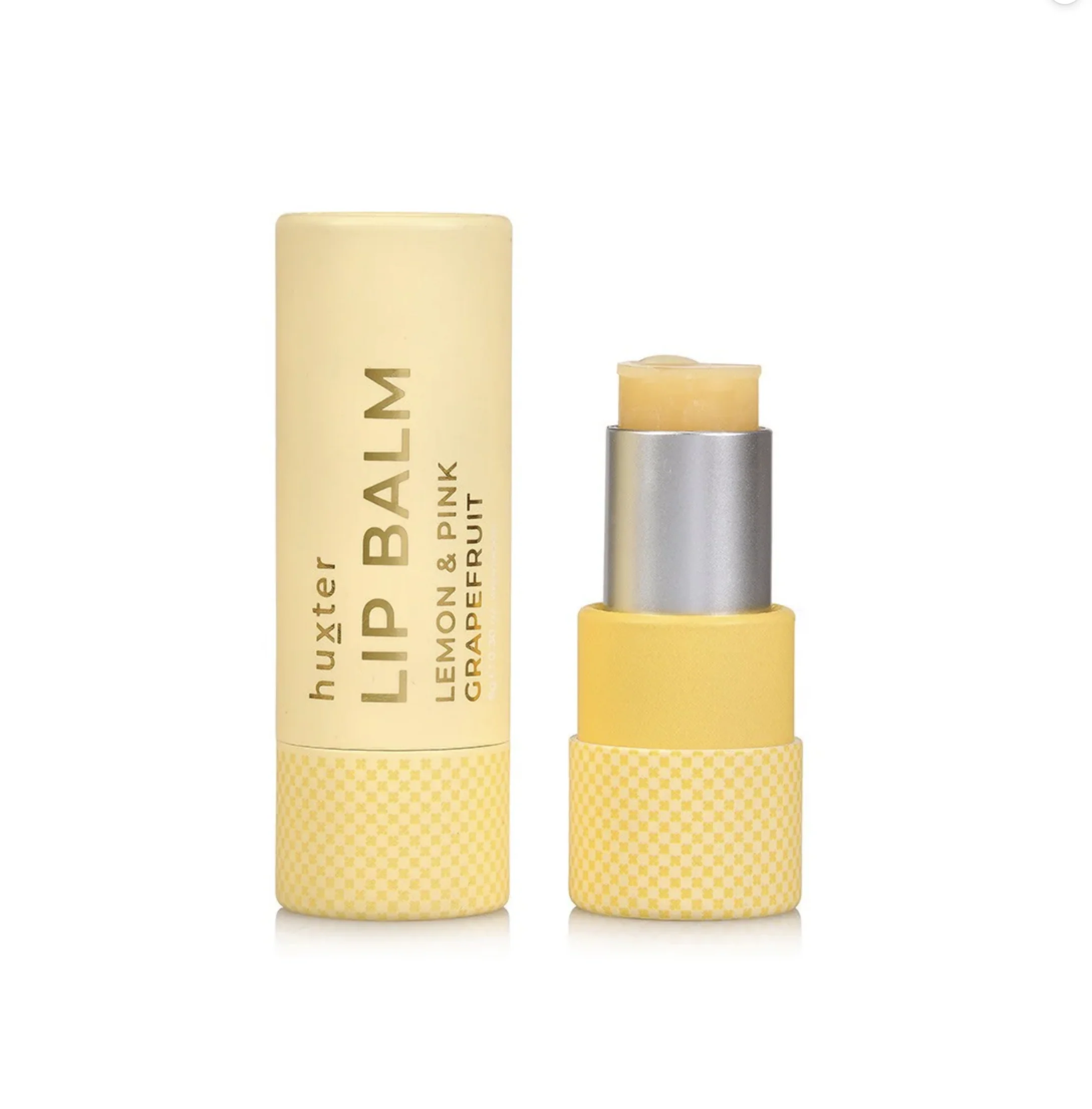 Lip Balm - Lemon & Pink Grapefruit - Pale Yellow