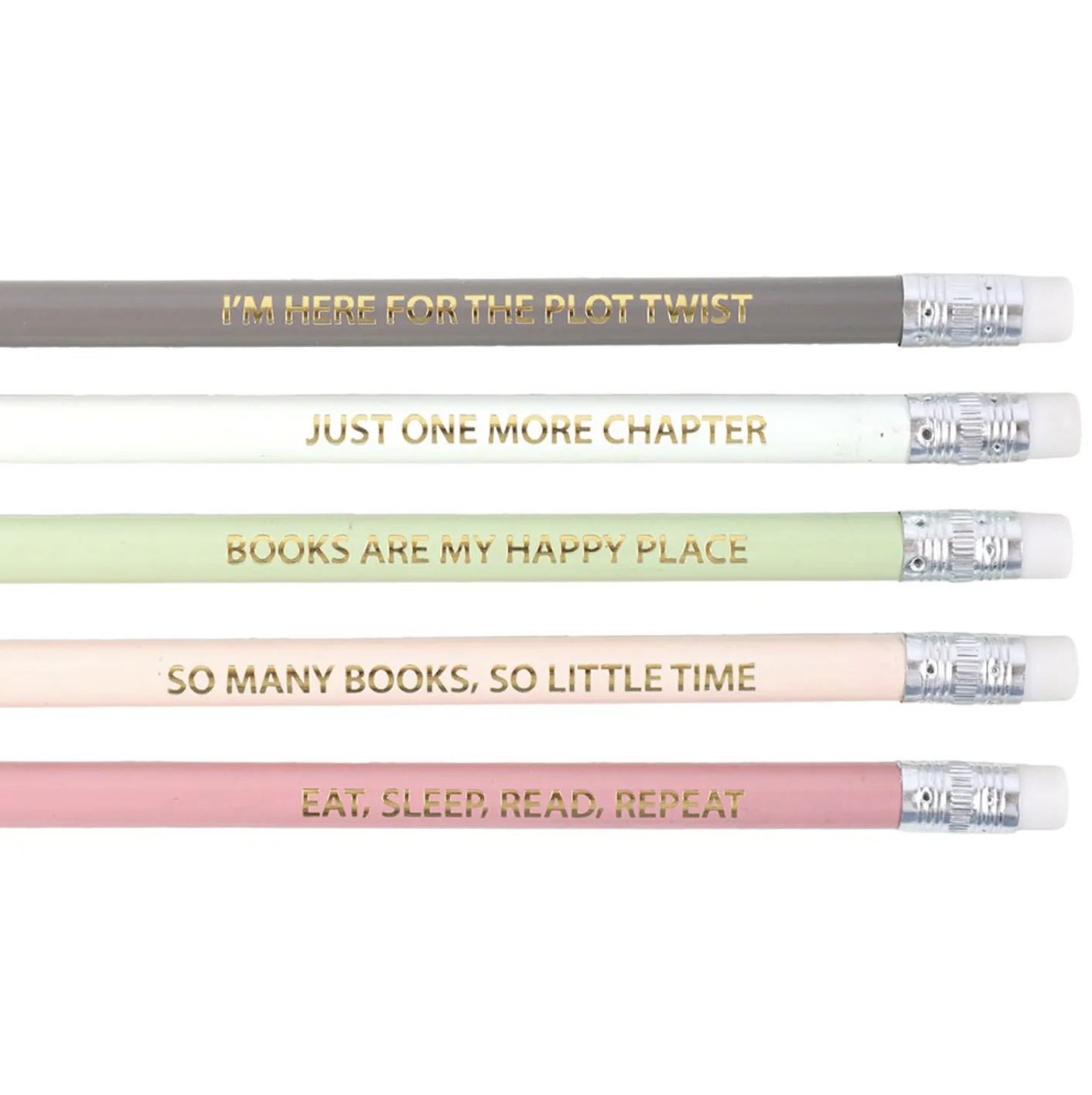 Literature Inspired Pencils - Pack of 5