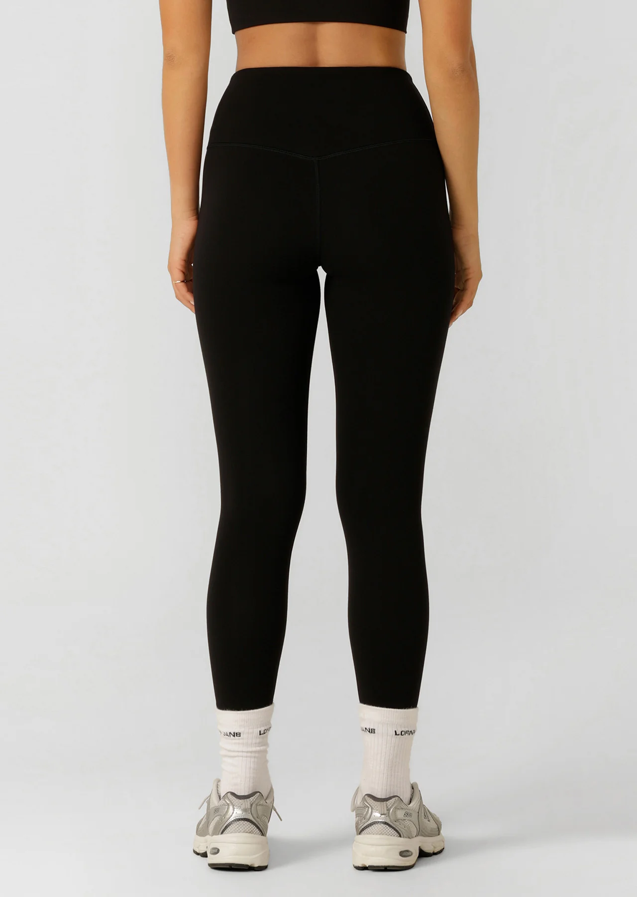 Lotus Phone Pocket Ankle Biter Leggings - Black - Image 2