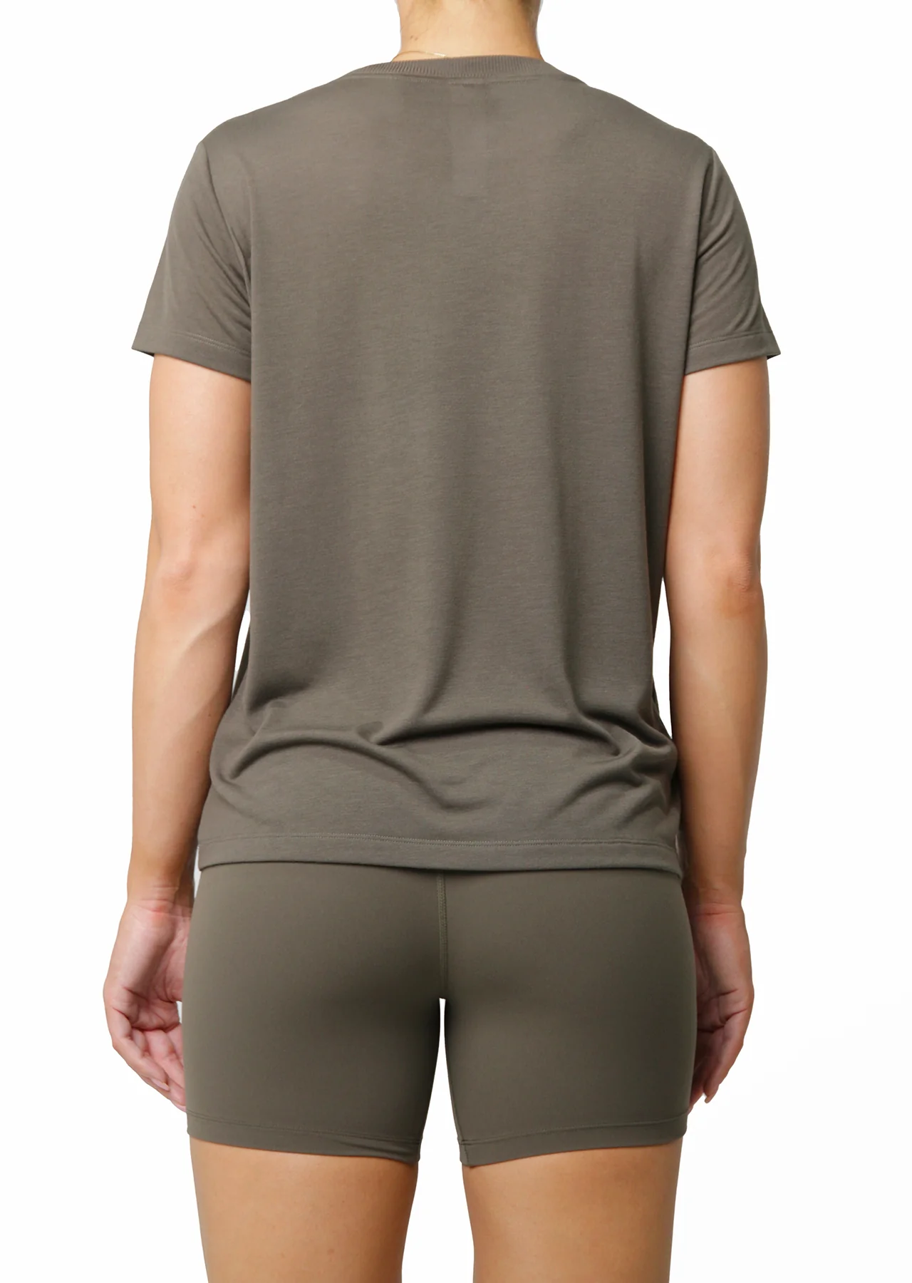 Lotus T-Shirt - Dark Khaki Haze - Image 3