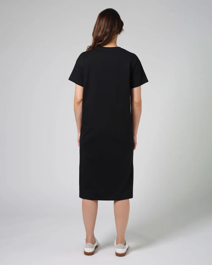 Maxie Tee Dress Ibiza Bloom - Black - Image 3