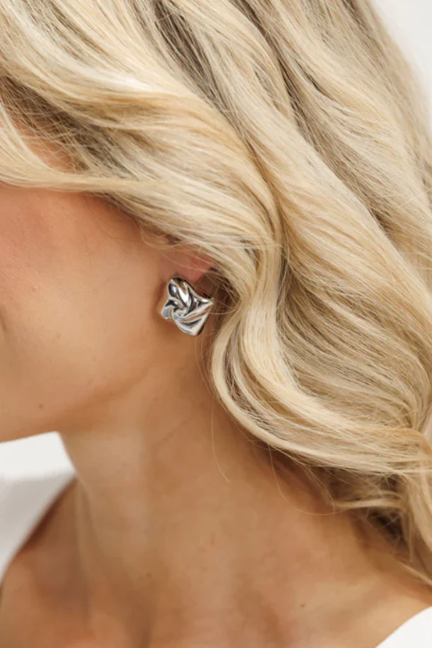May Earrings in Silver - Image 2