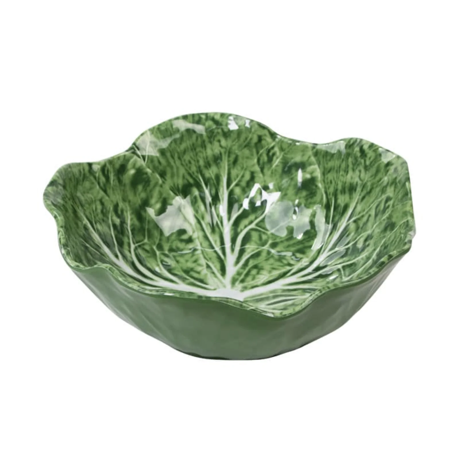 Melamine Green Cabbage Bowl Medium - 27cm