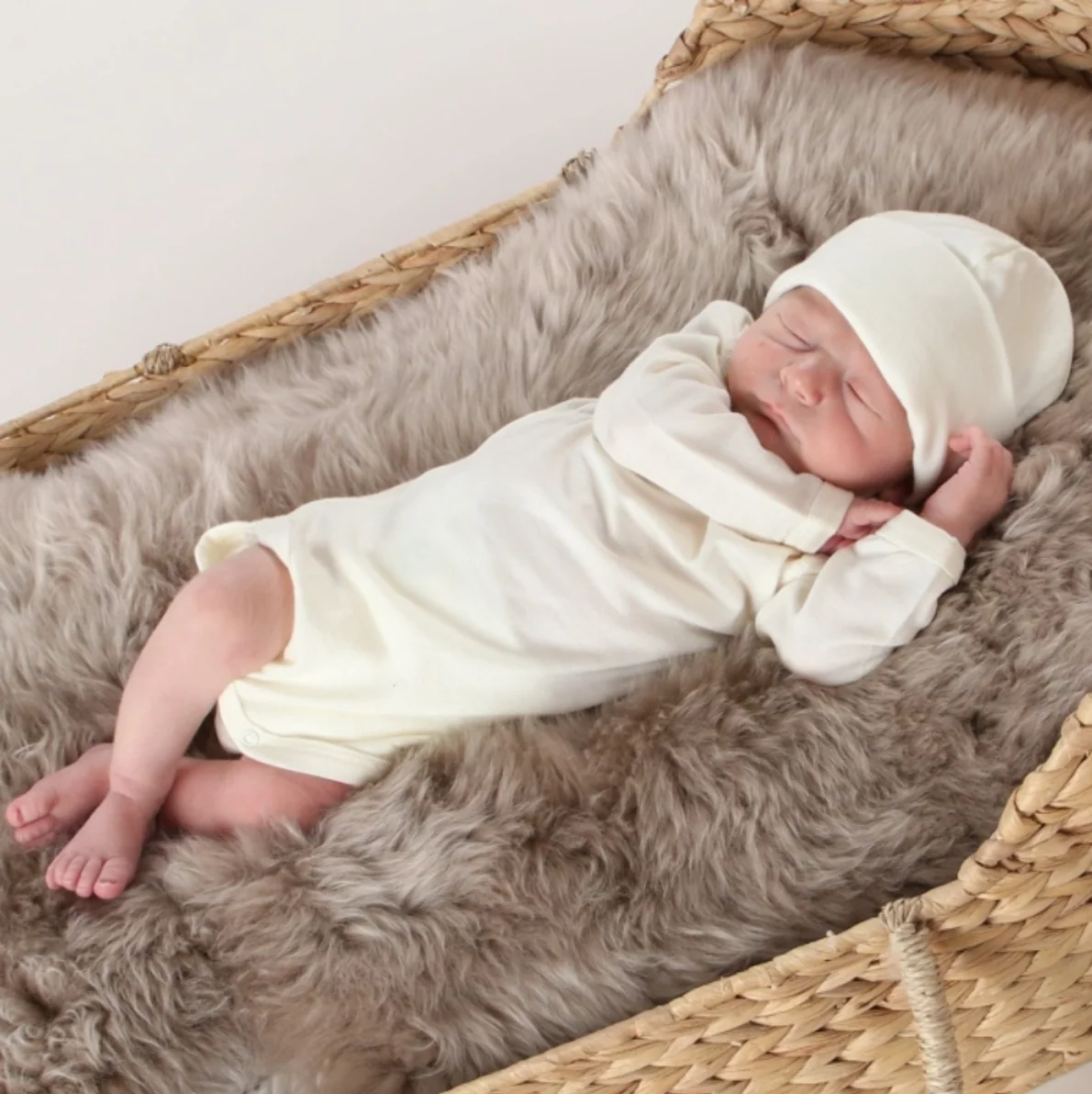 Merino Bodysuit - Cream - Image 2