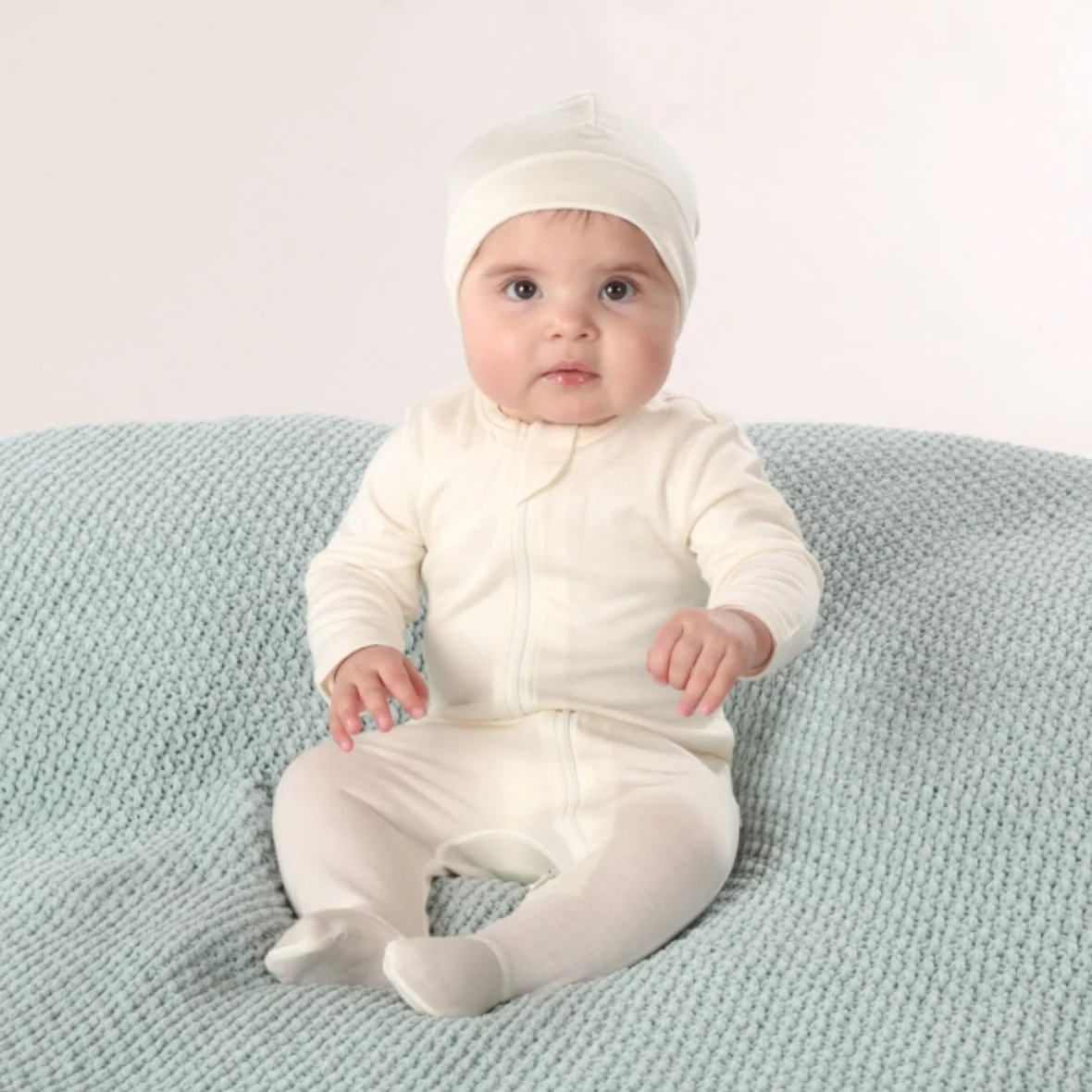 Merino Zip Babygrow - Image 3