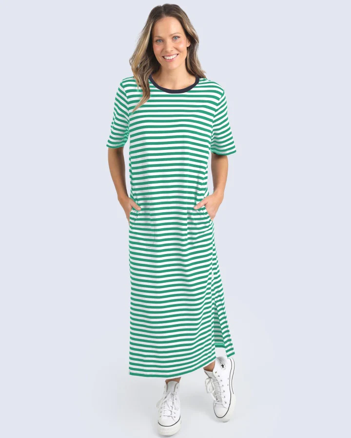 Merry Tee Dress - Gumdrop Green