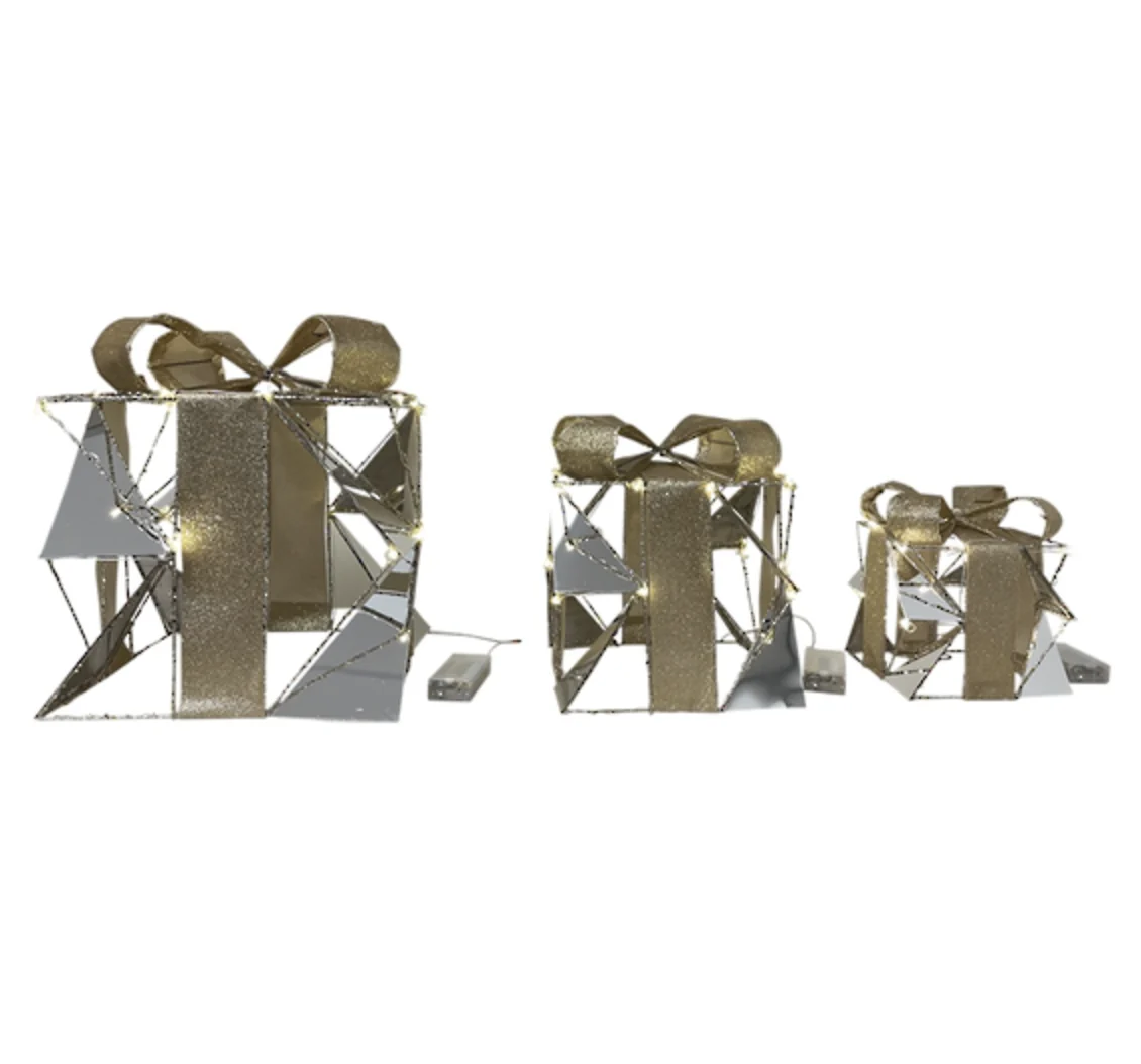 Mirrored Champagne Gift Box - Medium