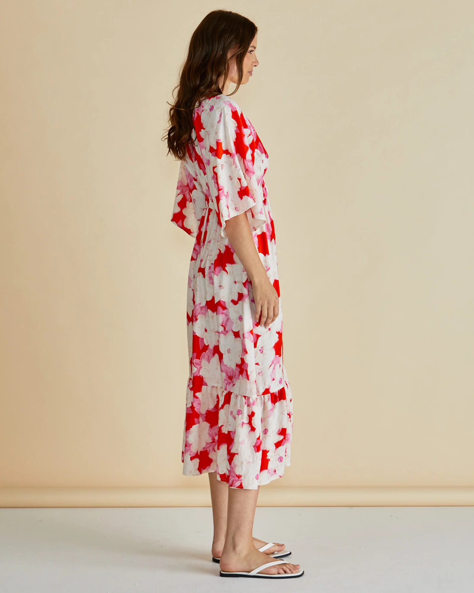 Moxie Dress - Red Print Floral - Image 2