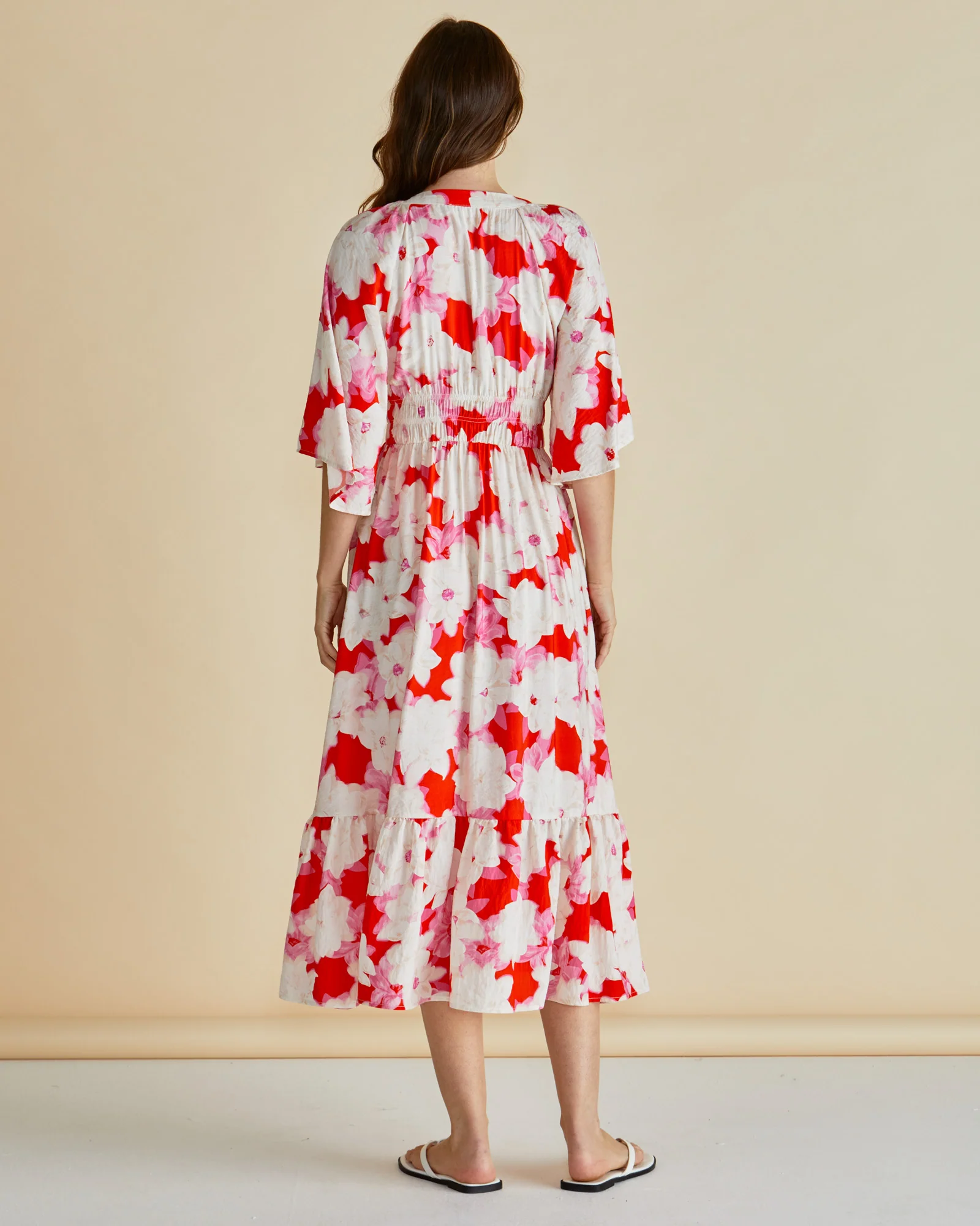 Moxie Dress - Red Print Floral - Image 3