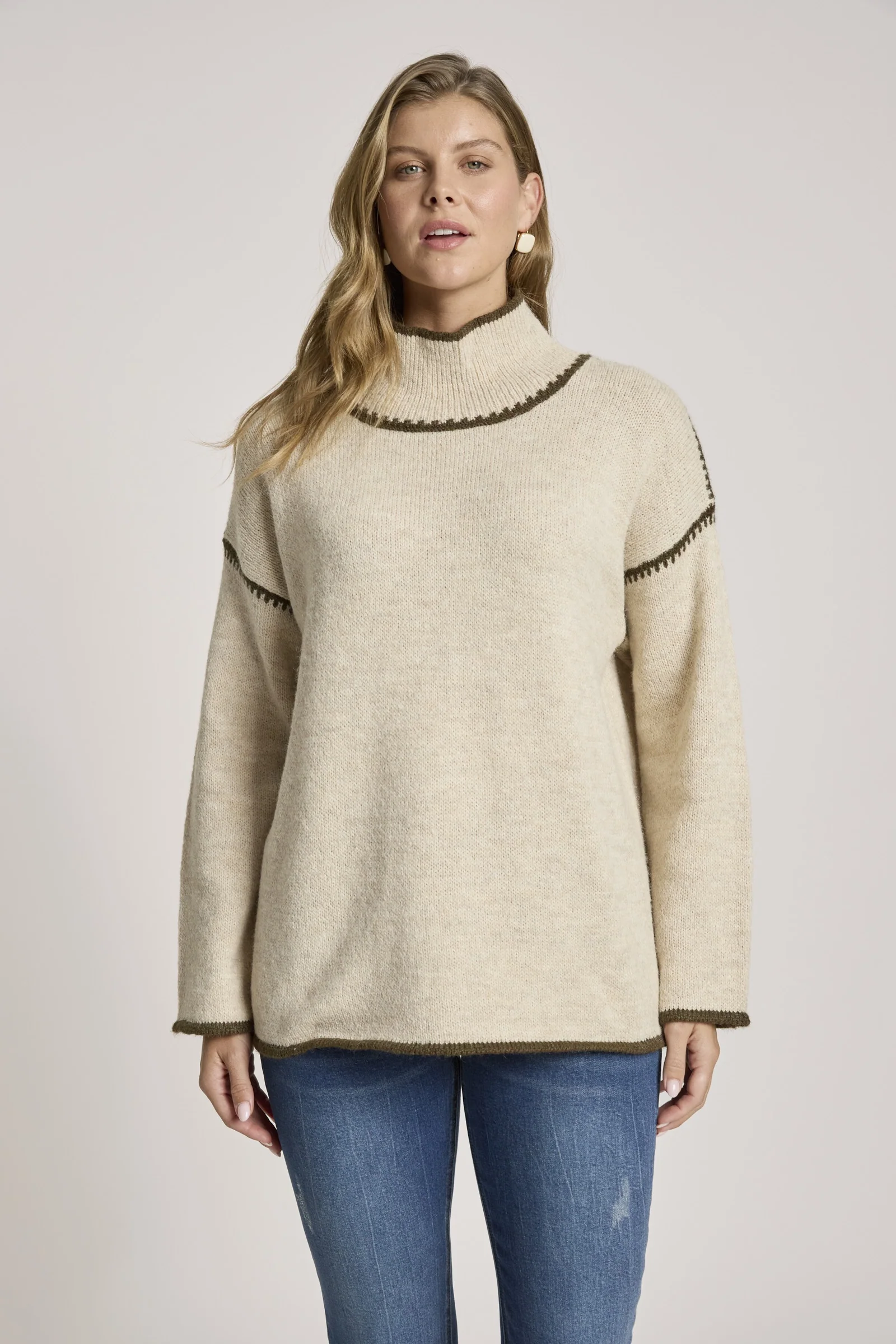Orin Jumper - Dune/Olive