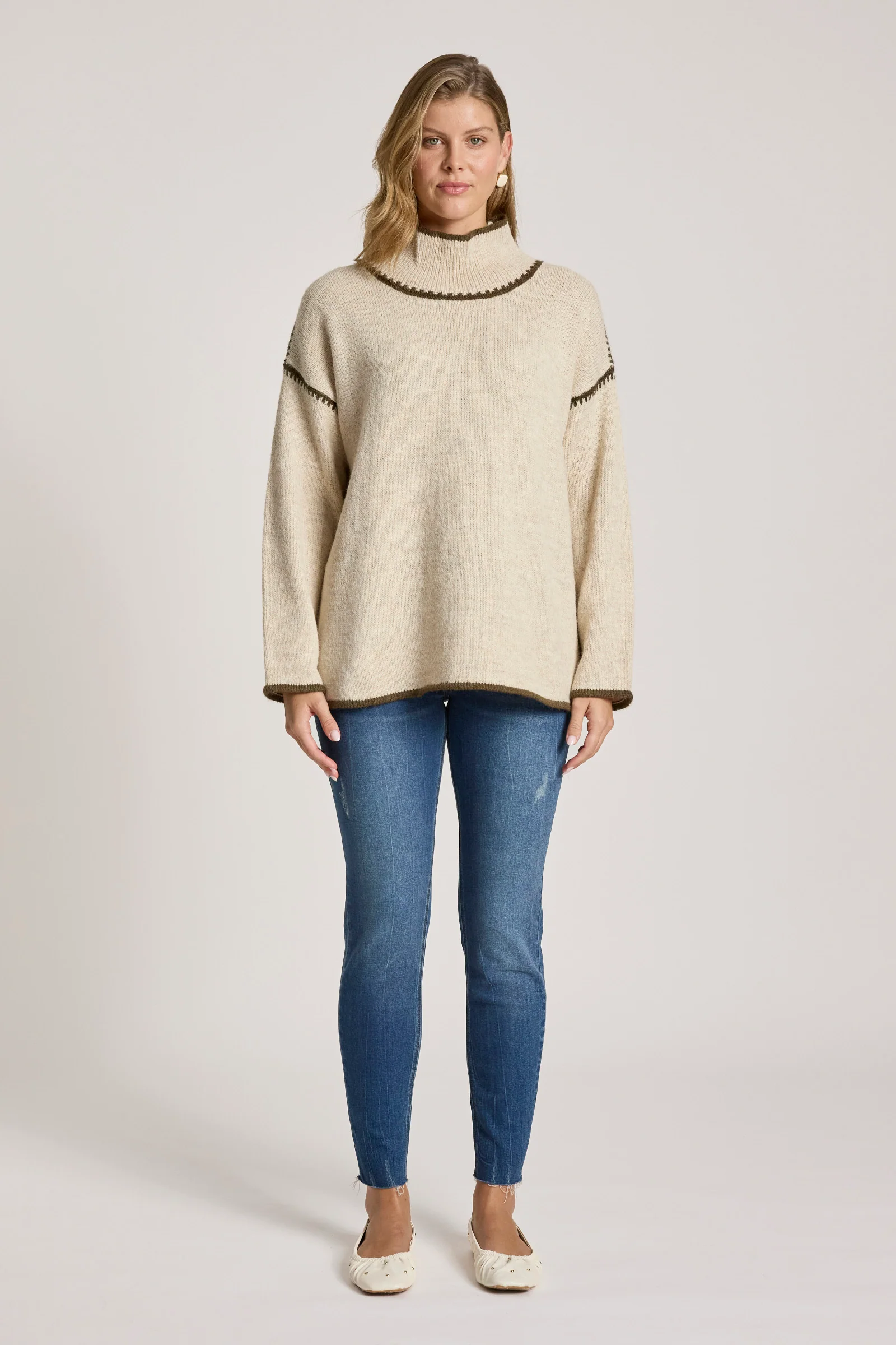 Orin Jumper - Dune/Olive - Image 3