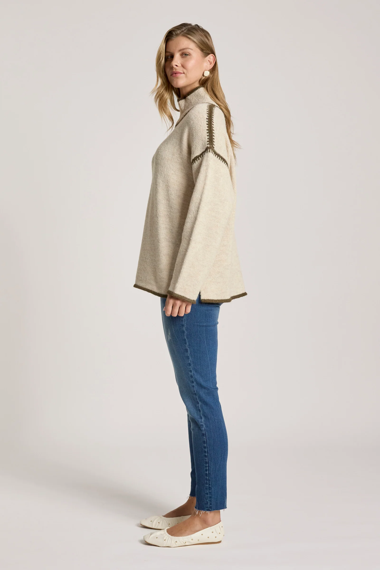 Orin Jumper - Dune/Olive - Image 4