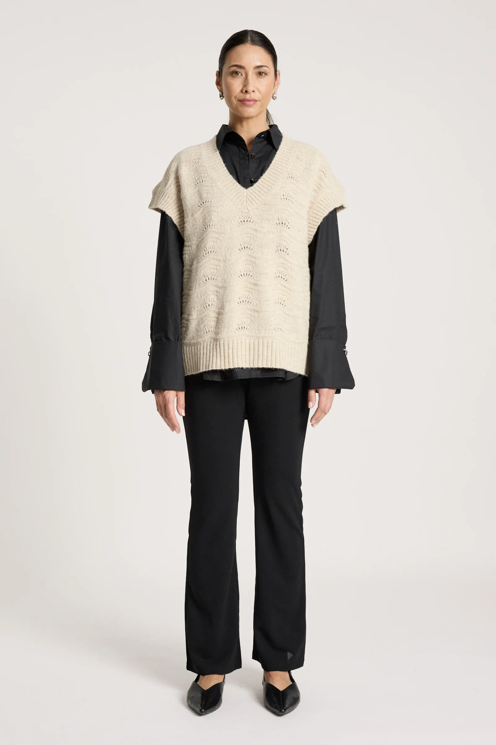 Orin Knit Vest - Dune - Image 3