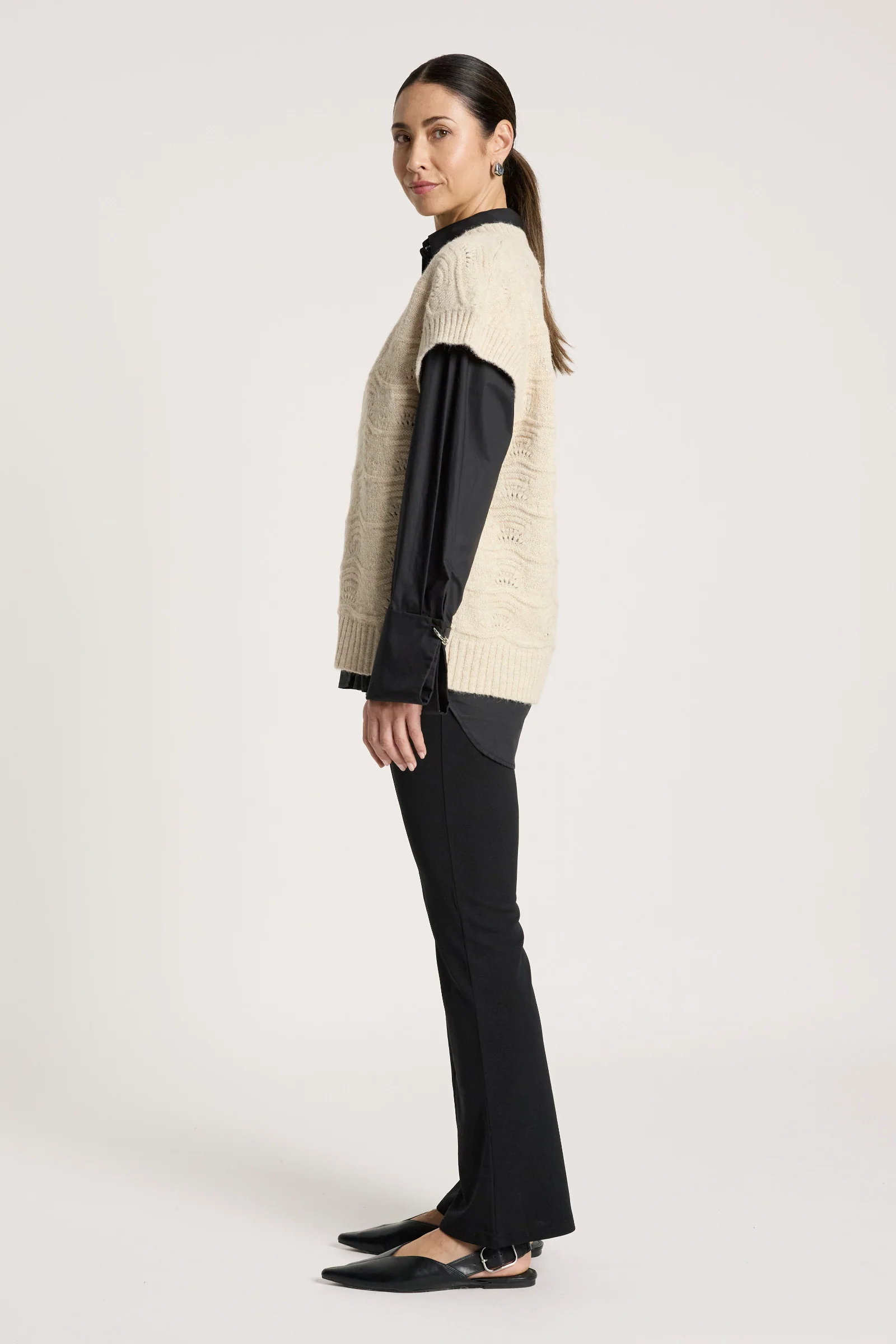 Orin Knit Vest - Dune - Image 5