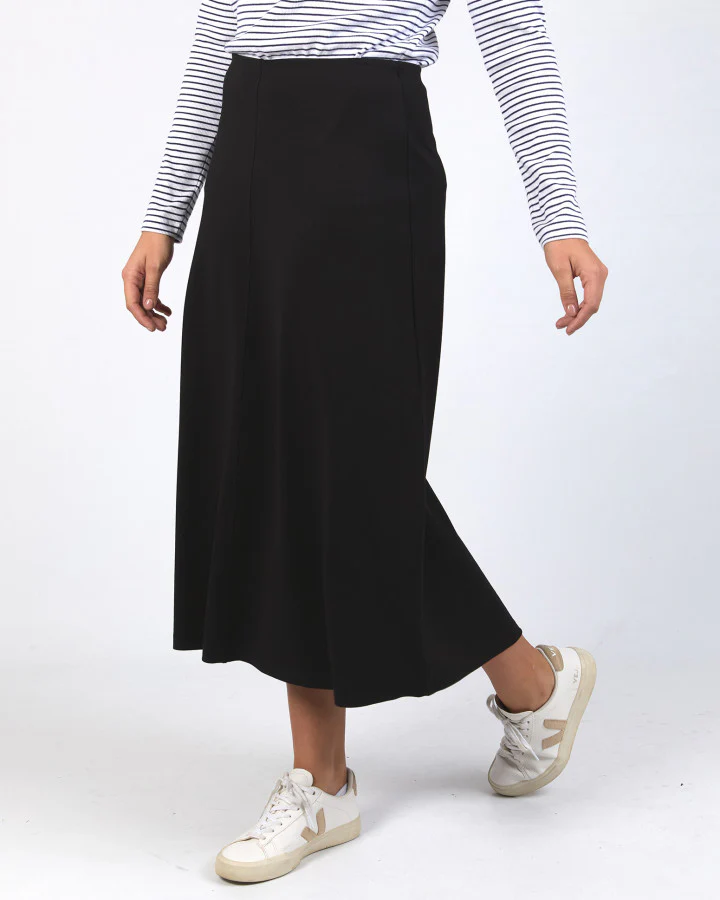 Penny Ponte Skirt - Black - Image 4