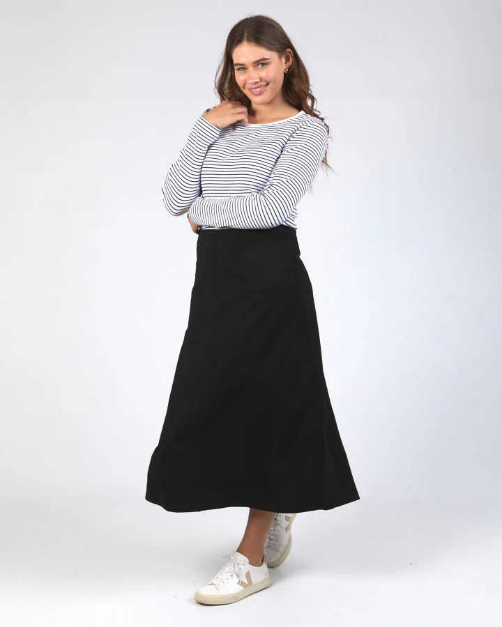 Penny Ponte Skirt - Black - Image 6
