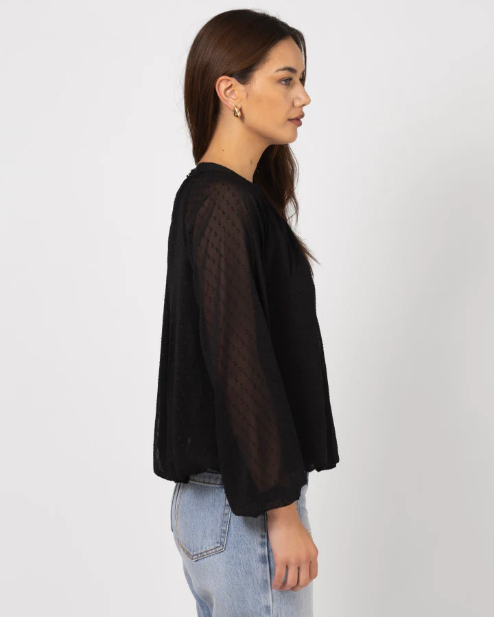 Pippa Blouse - Black - Image 2