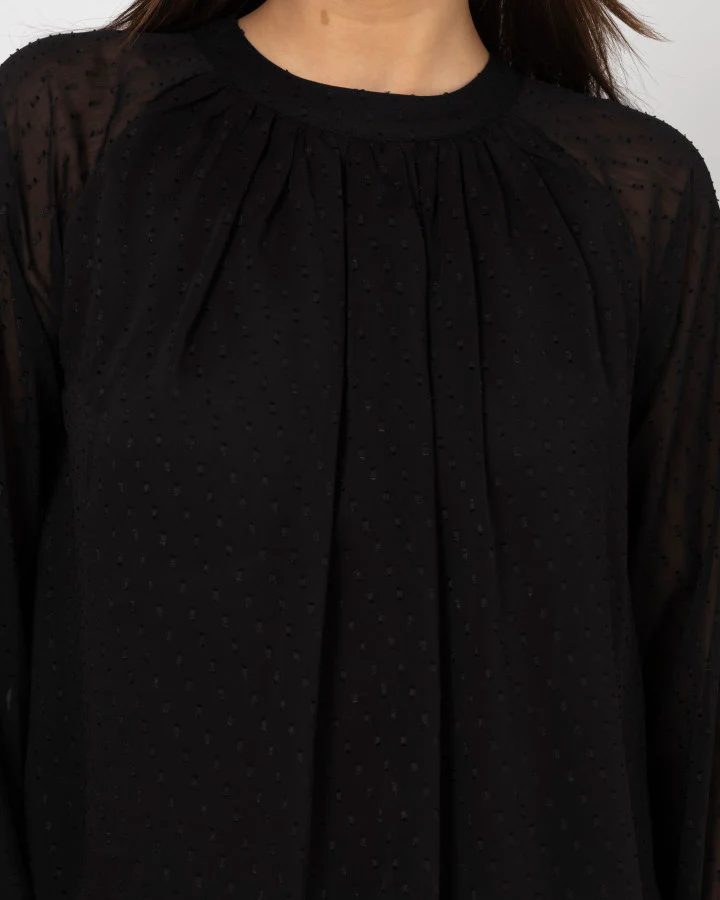 Pippa Blouse - Black - Image 5