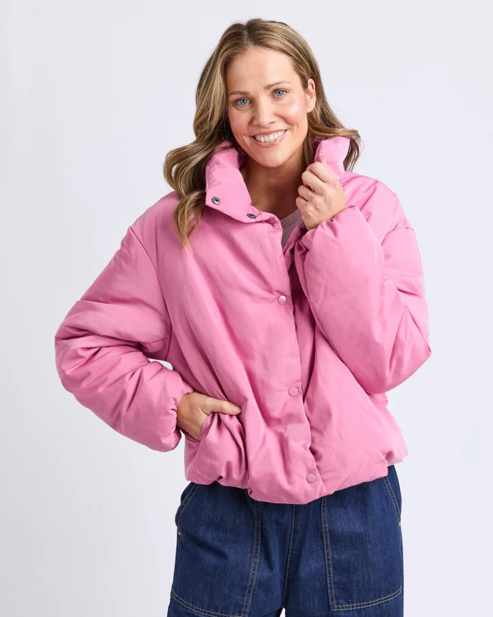 Poppy Puffer Jacket - Quartz Pink