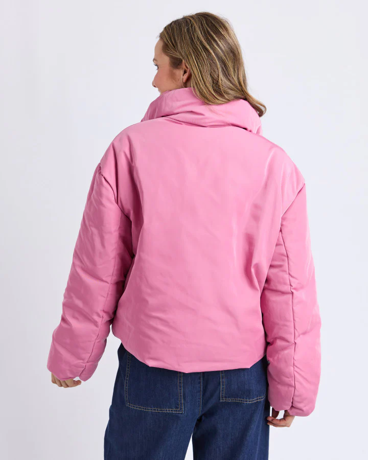 Poppy Puffer Jacket - Quartz Pink - Image 3