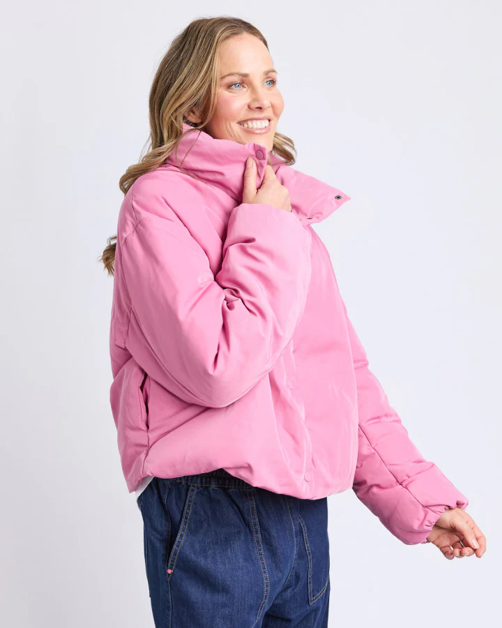 Poppy Puffer Jacket - Quartz Pink - Image 4