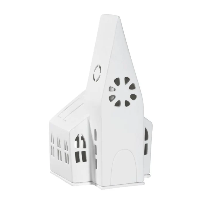 Porcelain Tealight House - Large Church