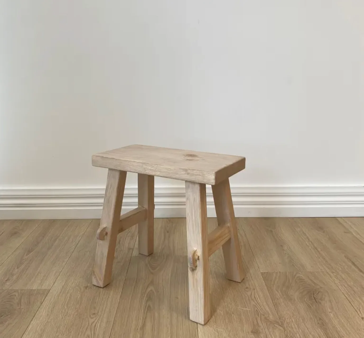 Reclaimed Wood Small Bench - Natural - Image 3