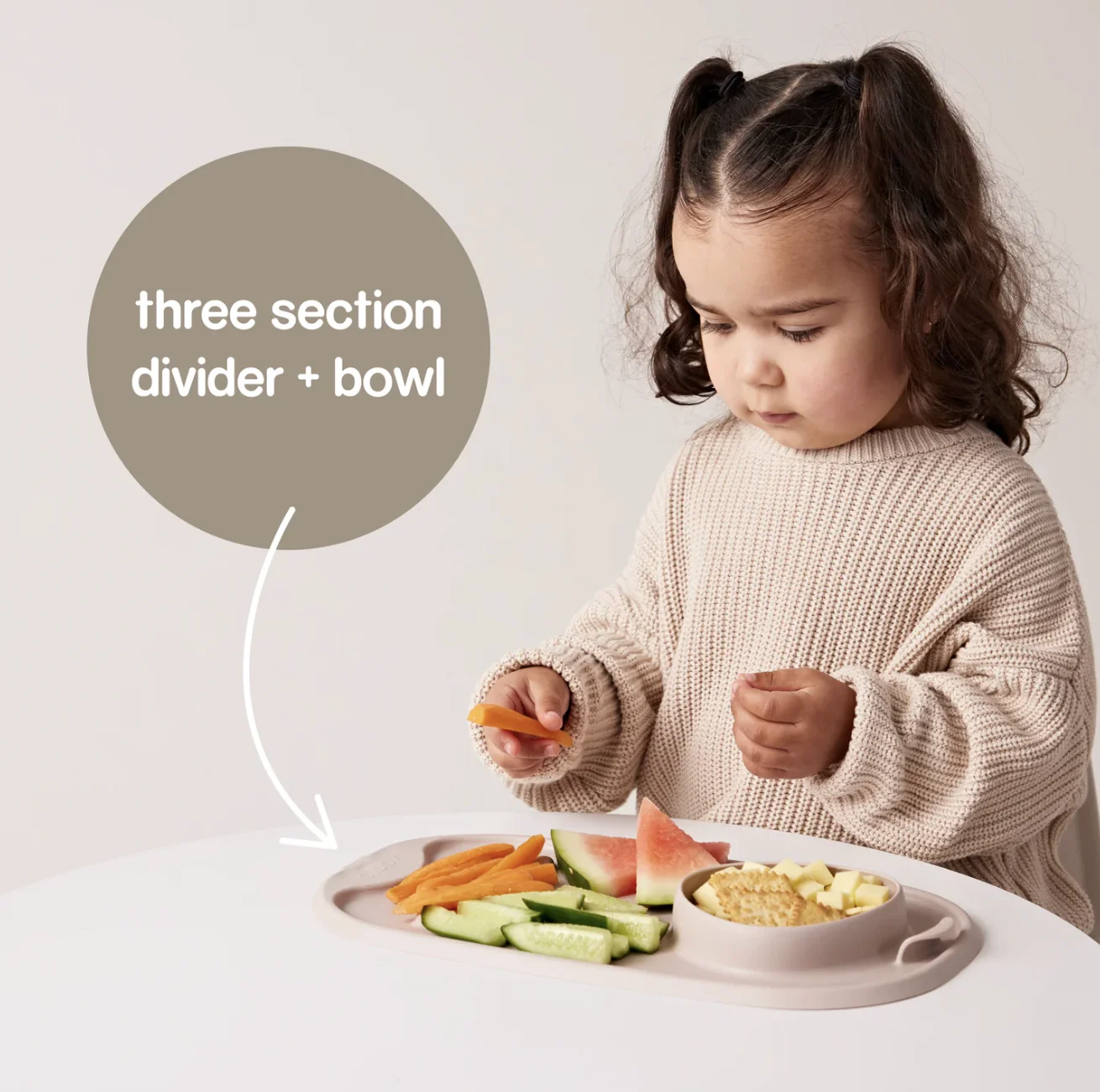 Roll + Go Mealtime Mat - Latte