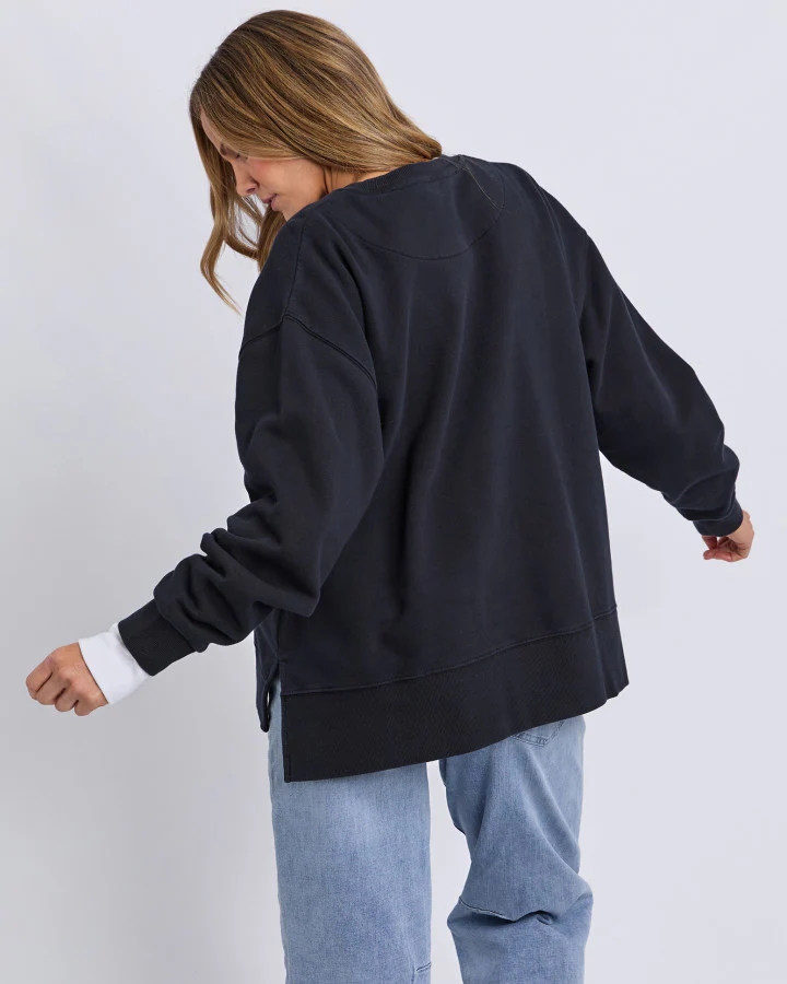 Rosa Crew - Washed Black - Image 4