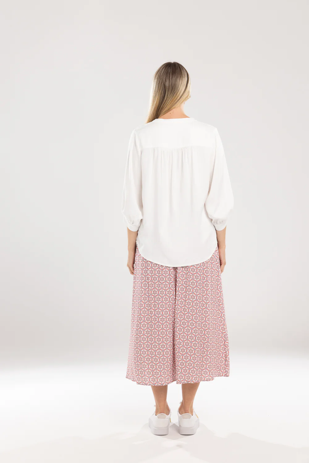 Rosa Top - White Broderie - Image 3