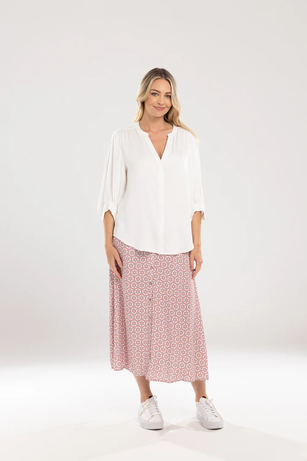 Rosa Top - White Broderie - Image 5