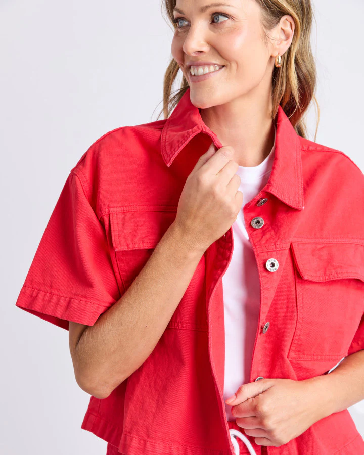 Scottie Short Sleeve Shirt - Poppy - Image 5