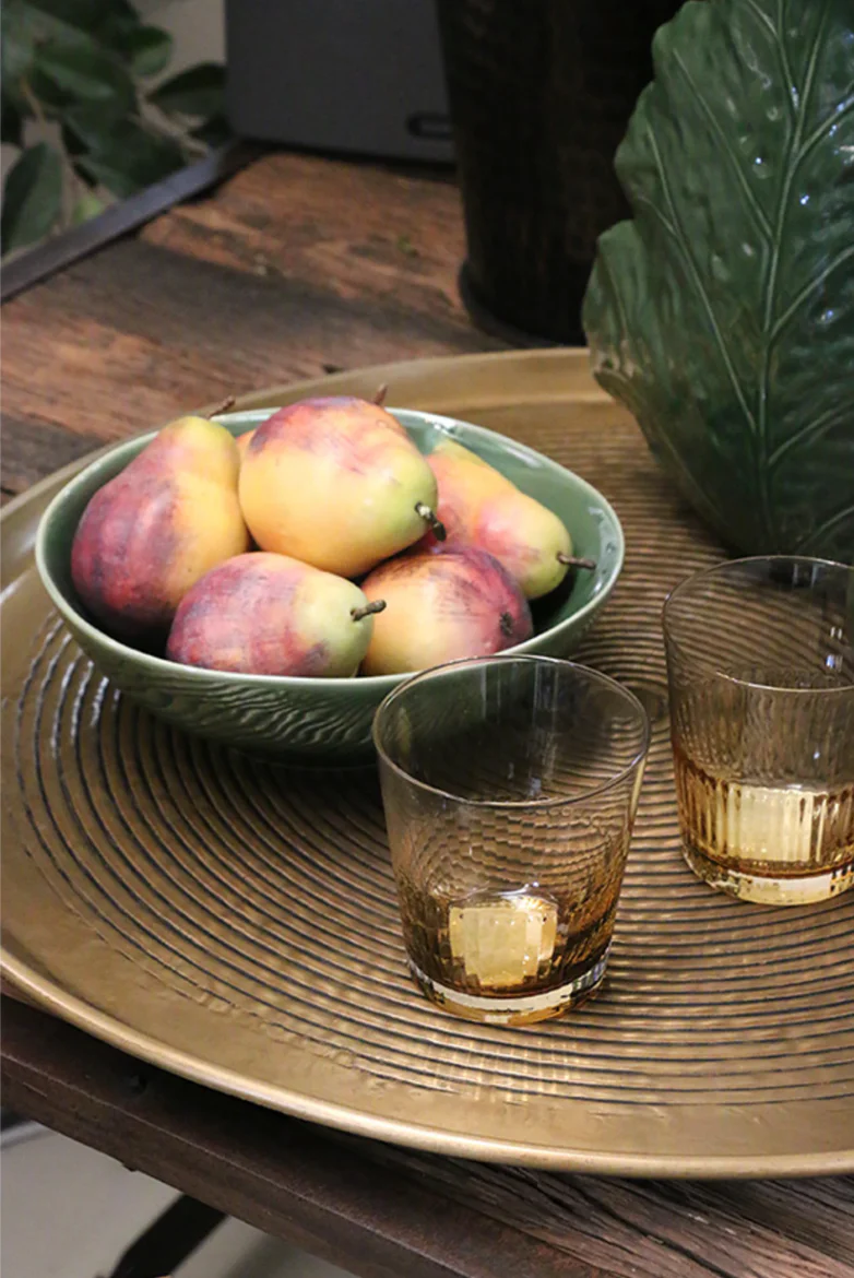 Ambretta Ridged Whiskey Glass - Image 2