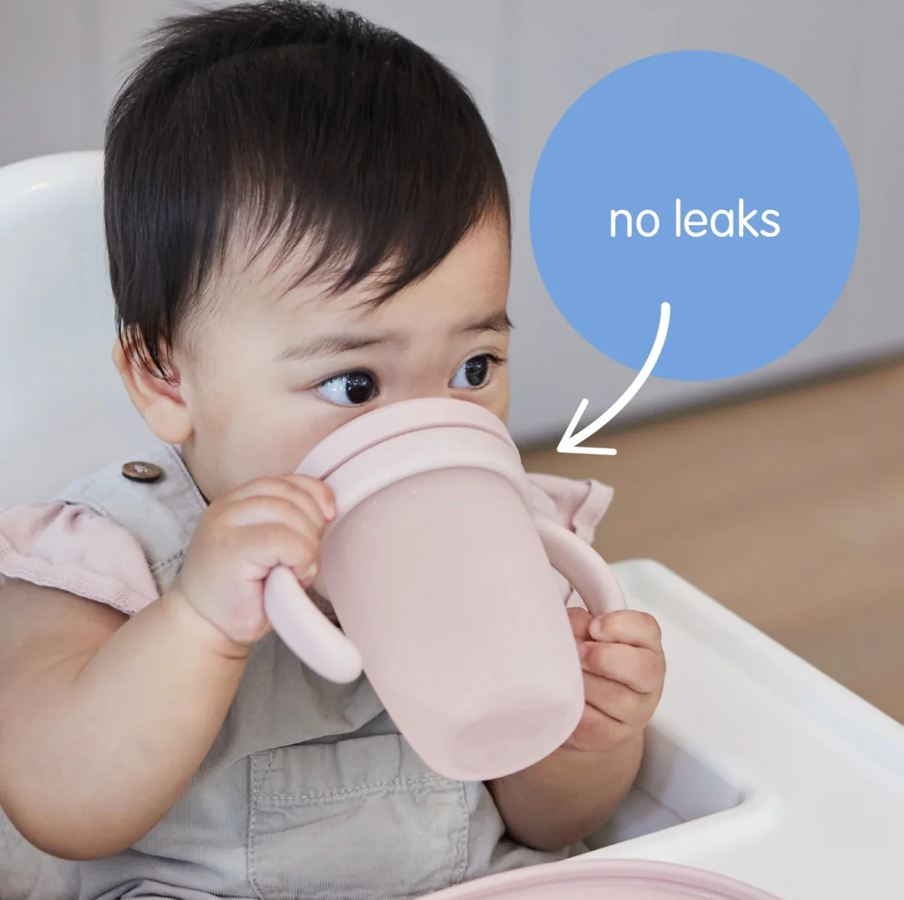 Silicone Spout Cup - Blush - Image 2
