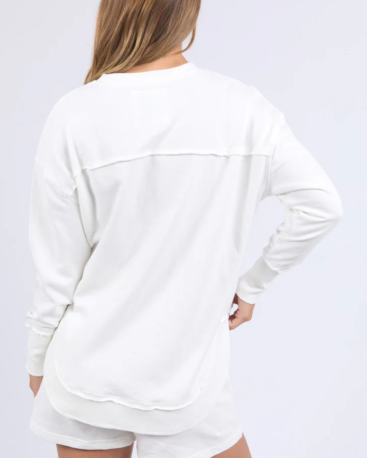 Simplified Confetti Crew - Vintage White - Image 3
